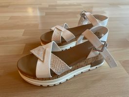 Graceland Sandalen, neuwertig, Gr. 39, Weiss, Sommer Sale!