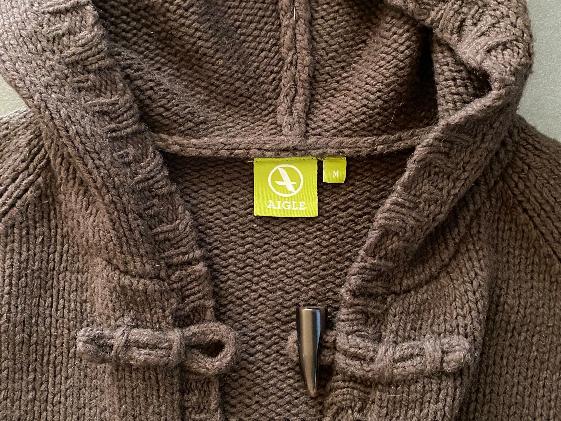 Giacche: wunderschöne Strickjacke AIGLE Gr.M +++top+++ Lammwolle – Usato da Wallenried venduto da Asyano 4