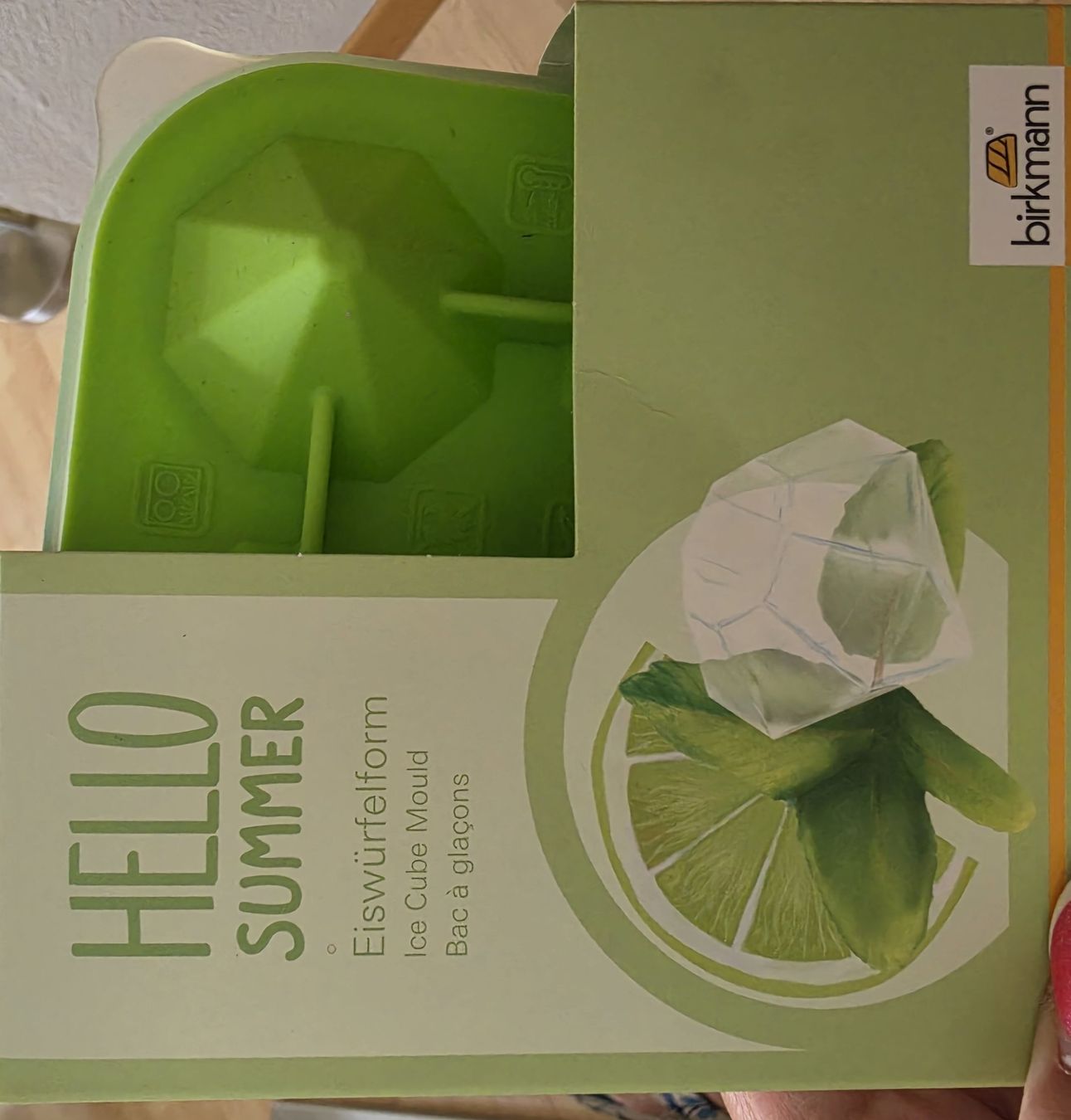 Backformen: Birkmann Eiswürfelform Hello Summer used – Neu und originalverpackt aus Laupen ZH von Kaddy