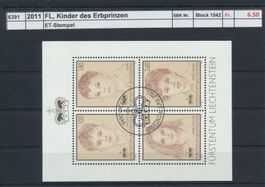 2011 FL, "Kinder des Erbprinzen" - Block, ET - Stempel
