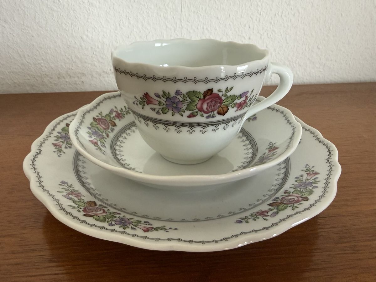 Hutschenreuther Set di piatti: Tasse mit Tellern – Usato da Zug venduto da Malibu117