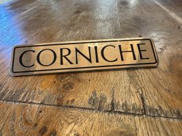 Originales  Rolls Royce "Corniche" Plakette aus Metall