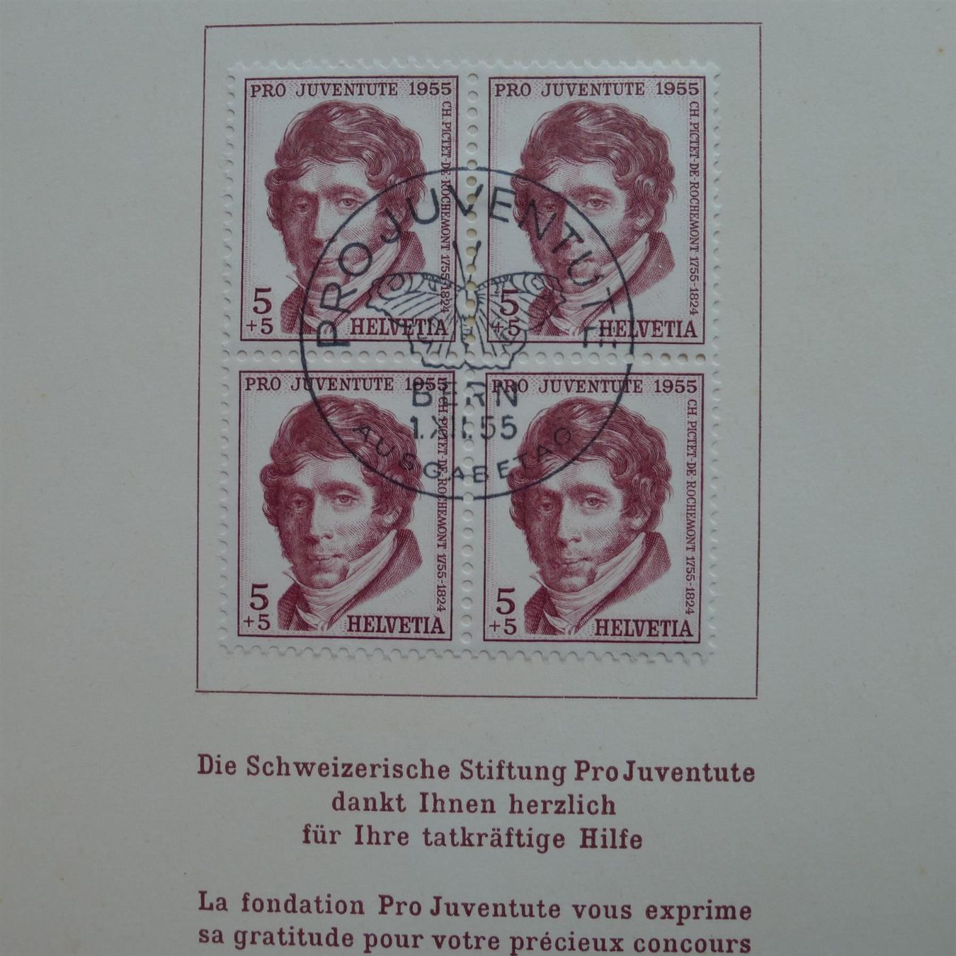 Tutti i francobolli: 1955 PJ Folder, nummeriert + limitiert! – Usato da Ebikon venduto da SilvioFreund 2
