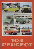 Originalprospekt von 1978 /  PEUGEOT 104