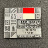 Schützen Medaille Solothurner Kantonal Schützenverein