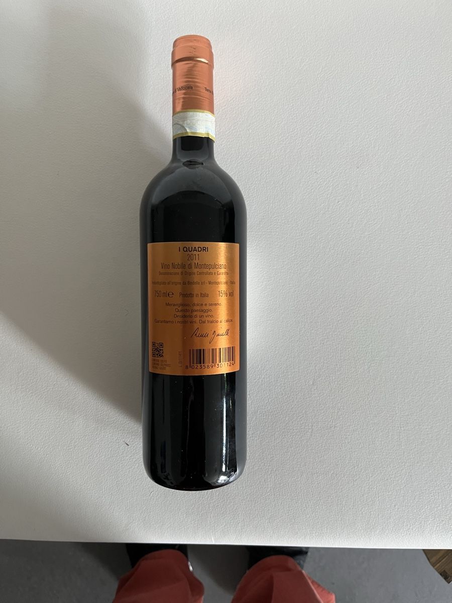 Vino: I Quadri 2011 Vino Nobile Toscana – Nuovo e nell'imballaggio originale da Bassersdorf venduto da pewi45 3