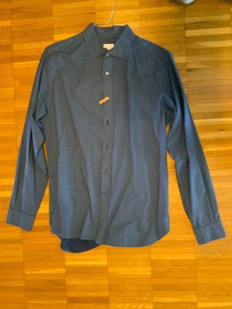 Hemd Herren Grösse L U.S. Polo Assn. dunkelblau gemustert