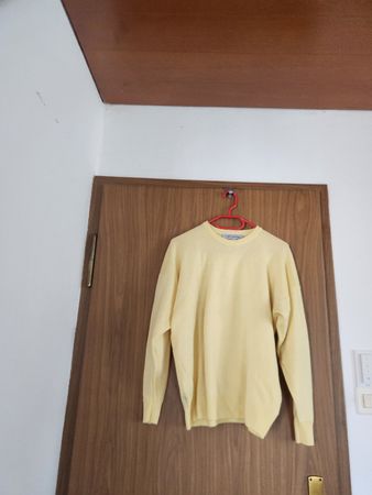 Pull-over Mac Elton pure laine vierge jaune taille  M/L