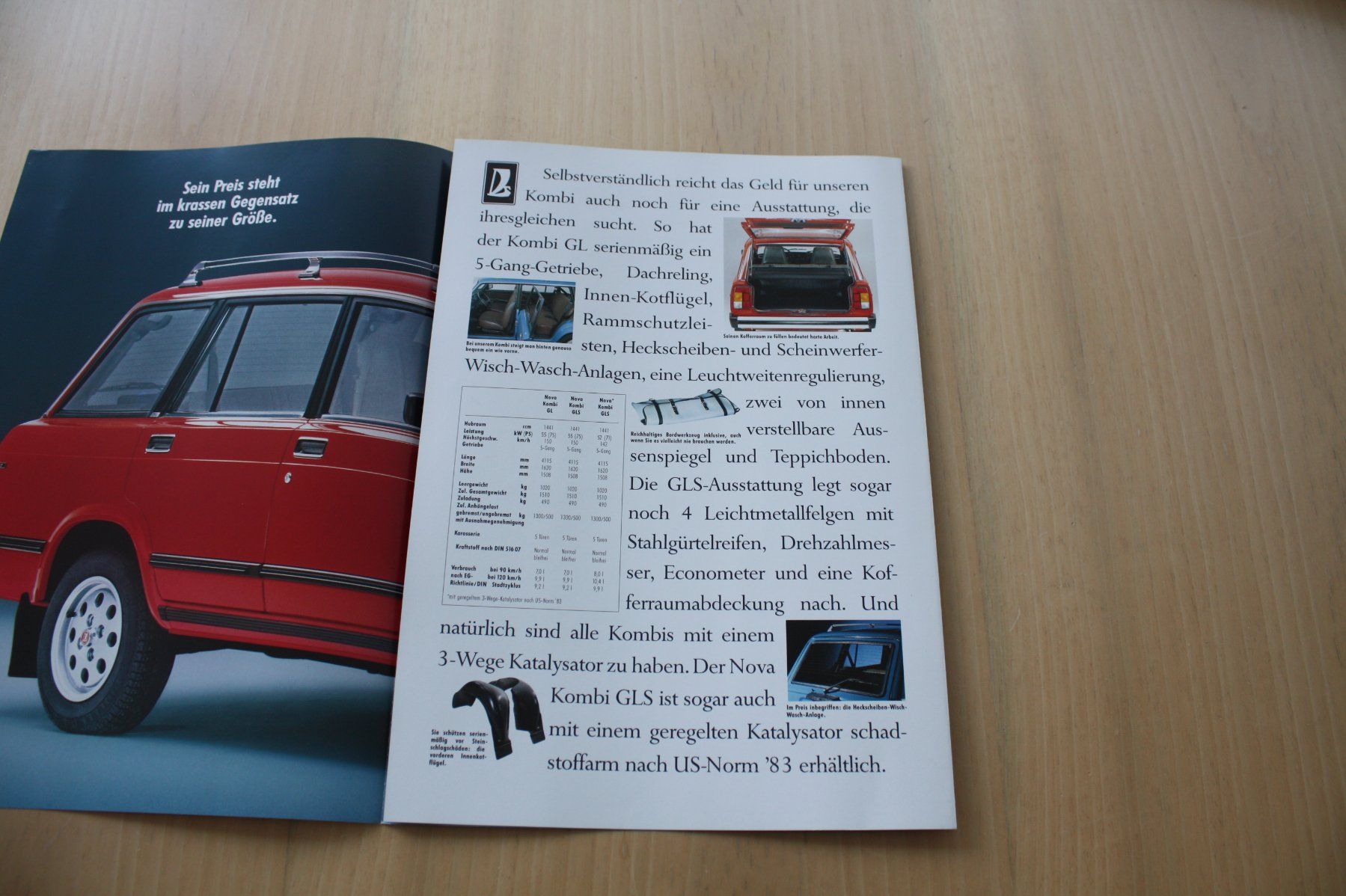 Lada Documenti: Original Lada Nova Kombi Prospekt 9/1990 – Usato da Wikon venduto da erwin400 2