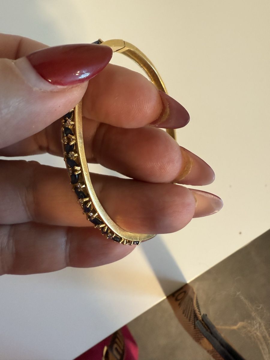 Armbänder & -reifen: Armband mit Saphiren und Brillianten – Gebraucht aus Riehen von sirubin 1