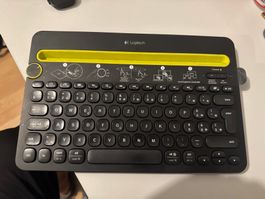 Bluetooth Tastatur mit Tablet-Halterung, Logitec