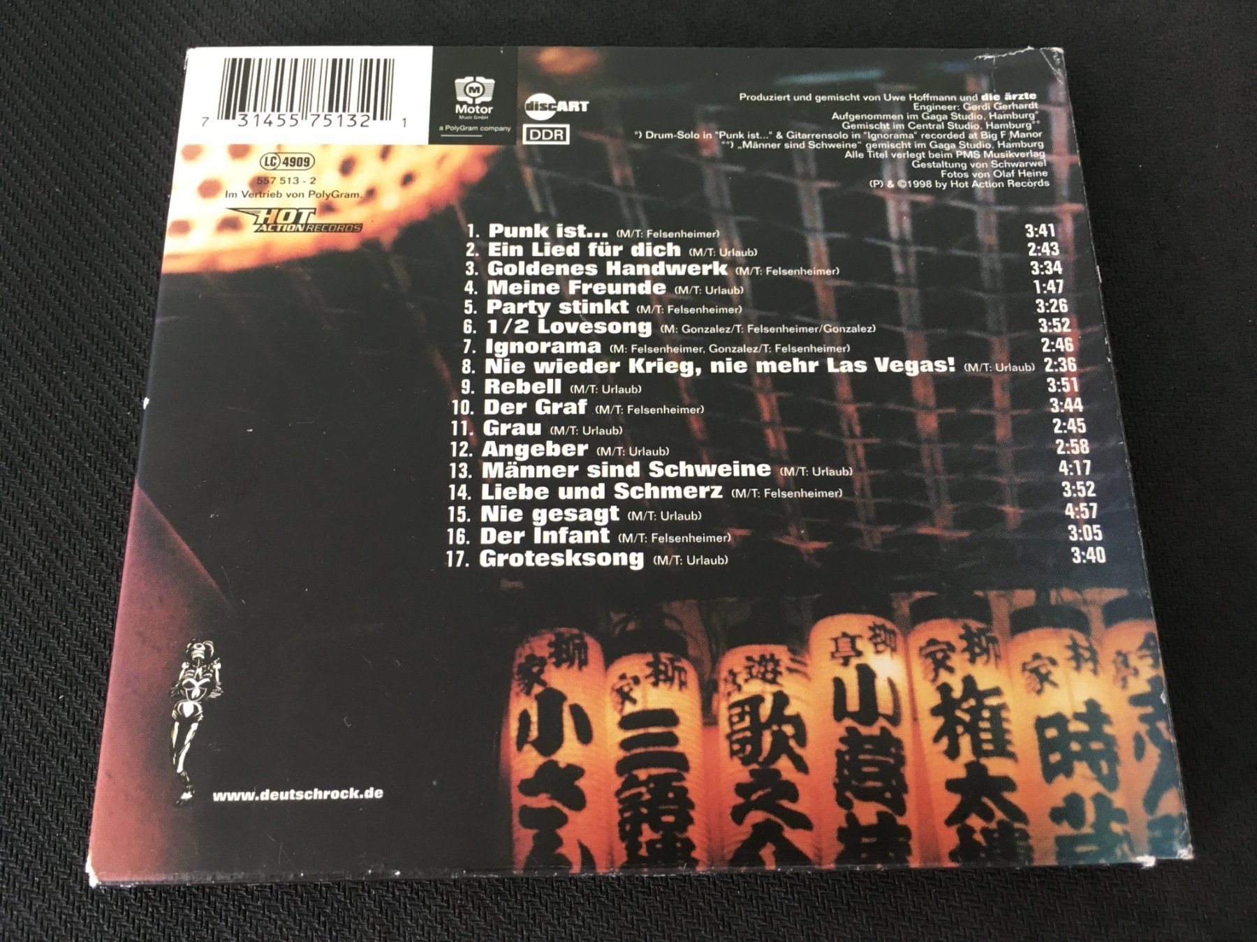 CD: Die Ärtzte - 13 -CD- Digipak – Usato da St.Gallen venduto da MedienJoe 1