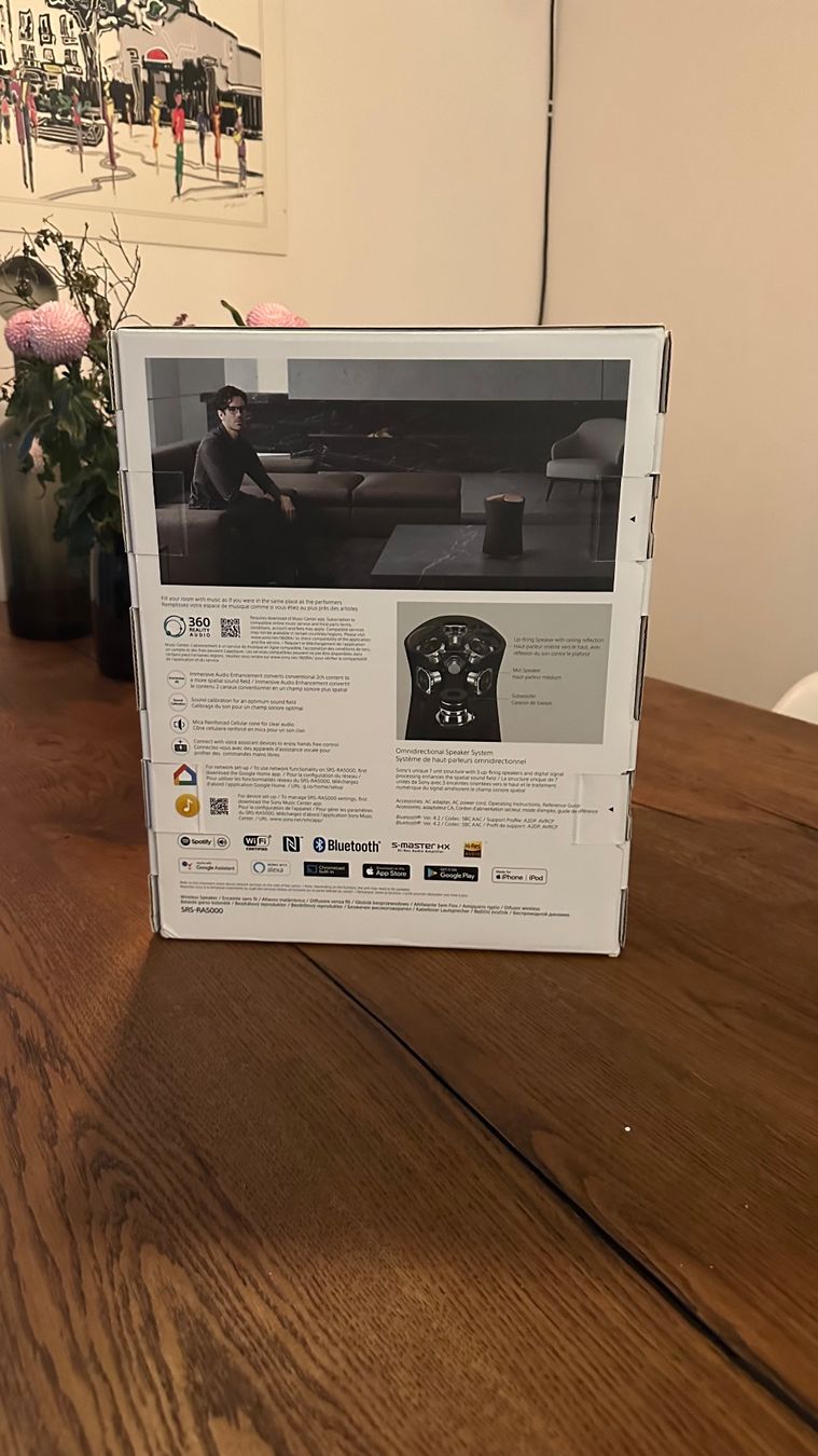 Sony Casse acustiche: SonySRS-RA5000 BLACK – Nuovo e nell'imballaggio originale da Zürich venduto da coke62 3