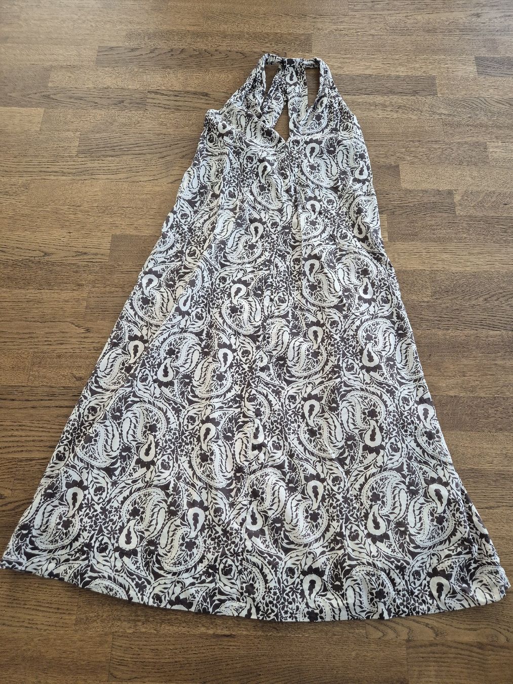 Kleider: Kleid lang XS, 100 Baumwolle, Braun/beige – Neu und originalverpackt aus Emmenbrücke von Mogeli0 2