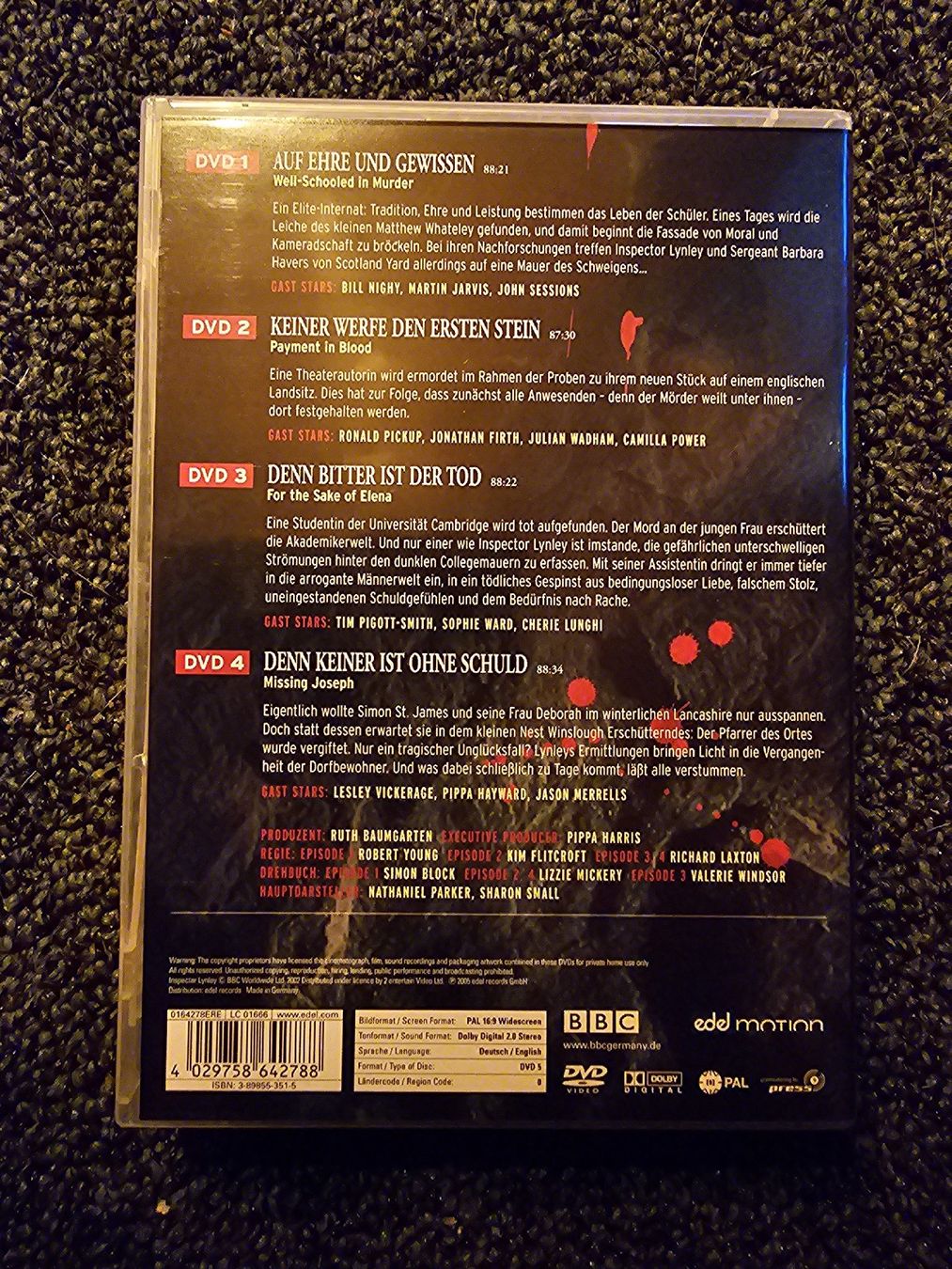 Tutti i DVDs: The Inspector Lynley Mysteries DVD  – Usato da Ruswil venduto da jan_bxl5 1