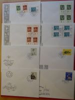 Liechtenstein 16 verschiedene Ersttagsbriefe FDC 1965-1969