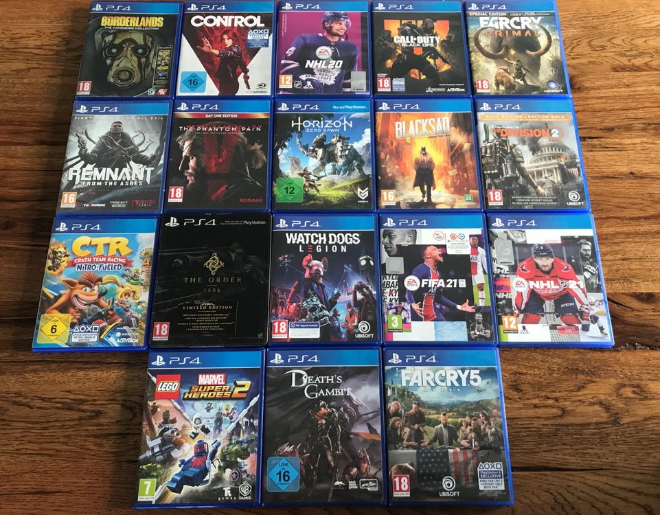 Super sammlung mit 18 ps4 pro games inkl limited edit kaufen