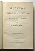 Müller, H. Alpenblumen, ihre Befruchtung durch Insekten