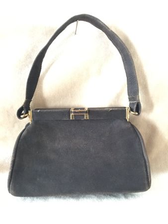 Vintage Kleine Frauen Leder Handtasche