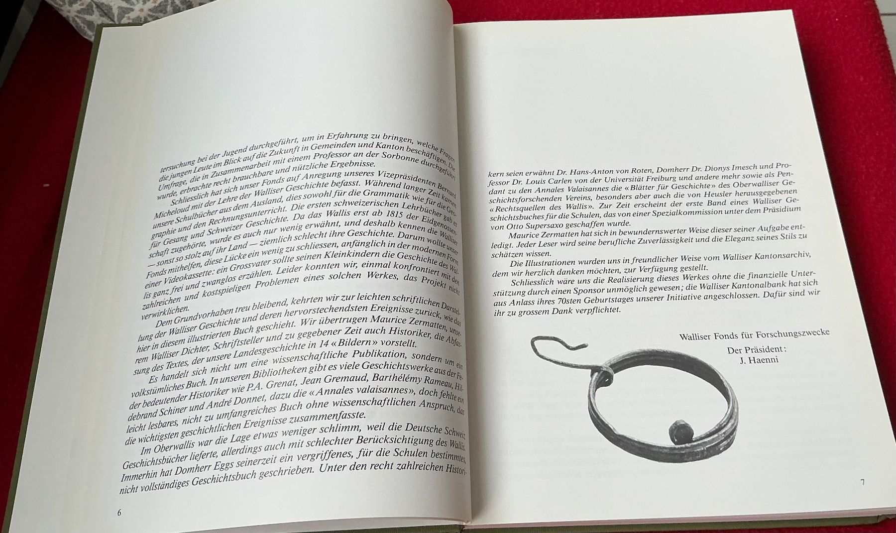 Bücher: Maurice Zermatten - Ein Panorama der Walliser Geschichte – Gebraucht aus Naters von seidengut 2