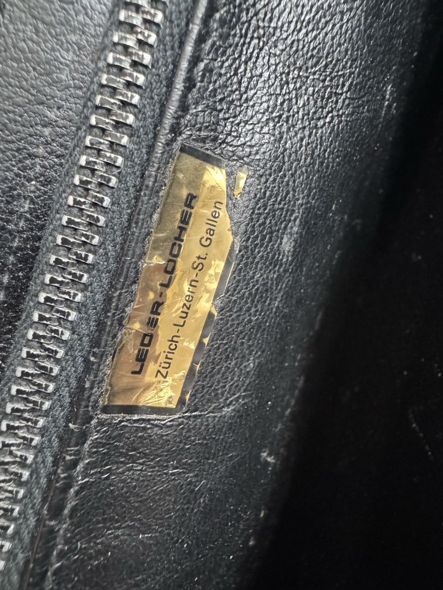 Borse: Vintage Leder Locher Tasche Ledertasche – Usato da Obfelden venduto da cesarina10 8