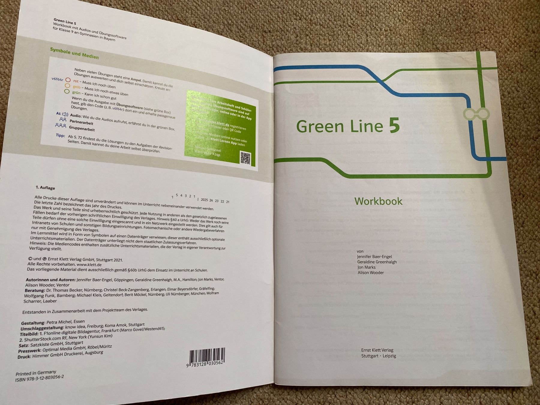 Livres: Green Line 5 Workbook Bayern mit CD | Klett – D'occasion à Ebmatingen par 777_cq5g 2