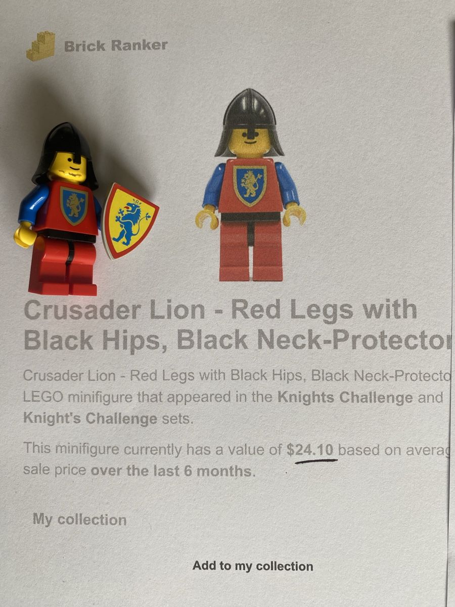 Lego Statuette: Lego Sammlerfiguren 4 Stück – Usato da Mosnang venduto da Goldwasser 2