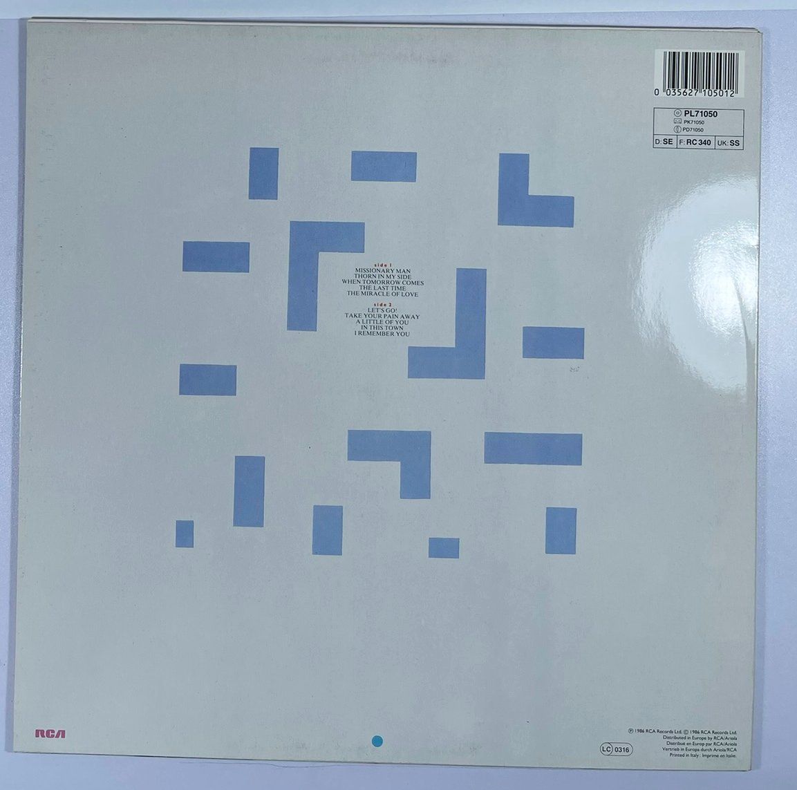 Vinyles: LP: EURYTHMICS - Revenge (1986) – D'occasion à Frenkendorf par Yard-Sale-2000 1