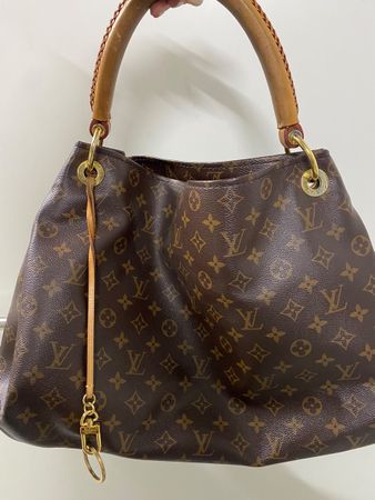 Louis Vuitton Tasche Monogram Canvas wenig gebraucht 32 cm