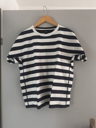 T-Shirt gestreift blau weiss guter Zustand