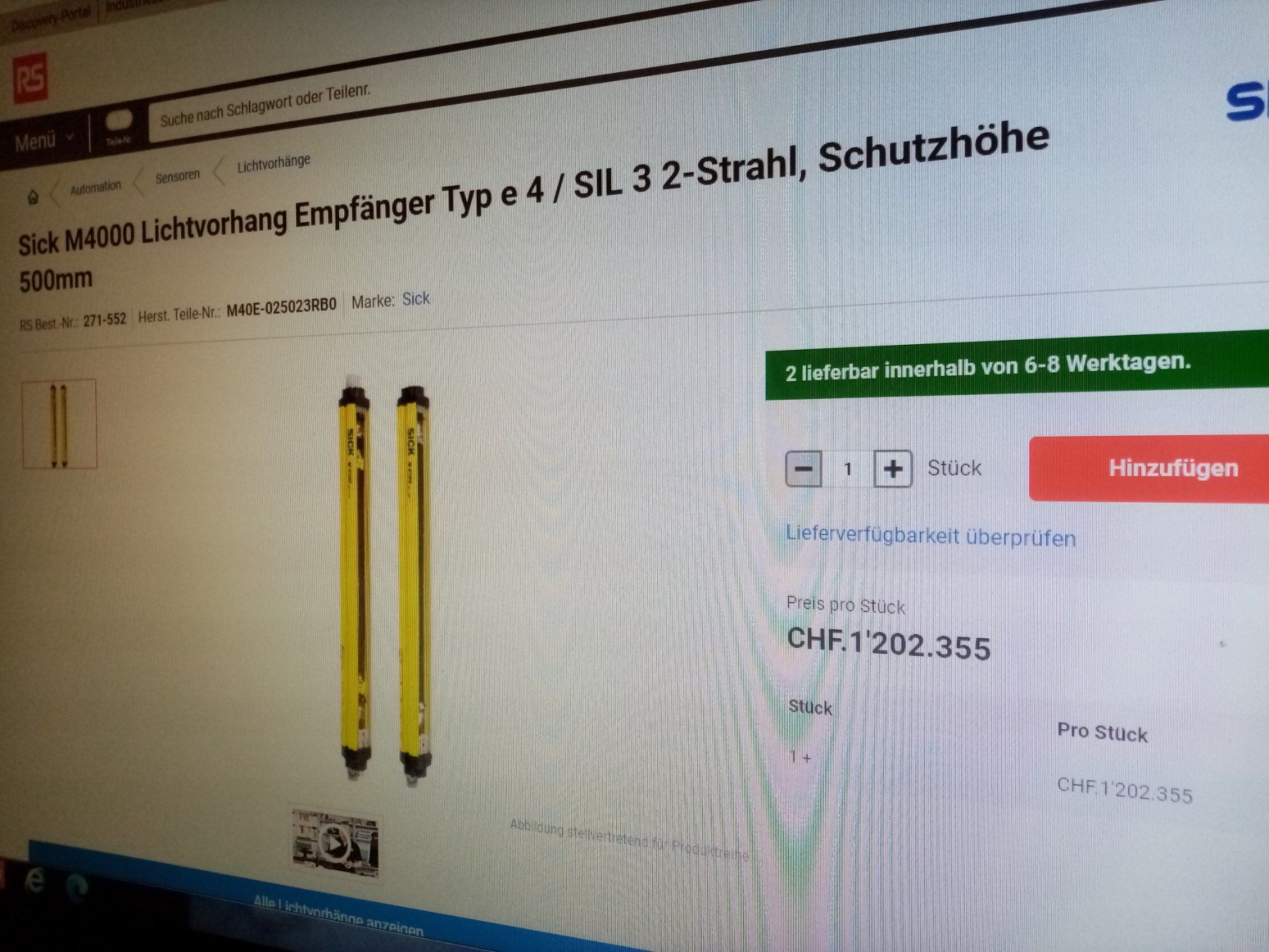 Componenti elettronici: Sécurité machine CNC – Usato da vevey venduto da davechop 5