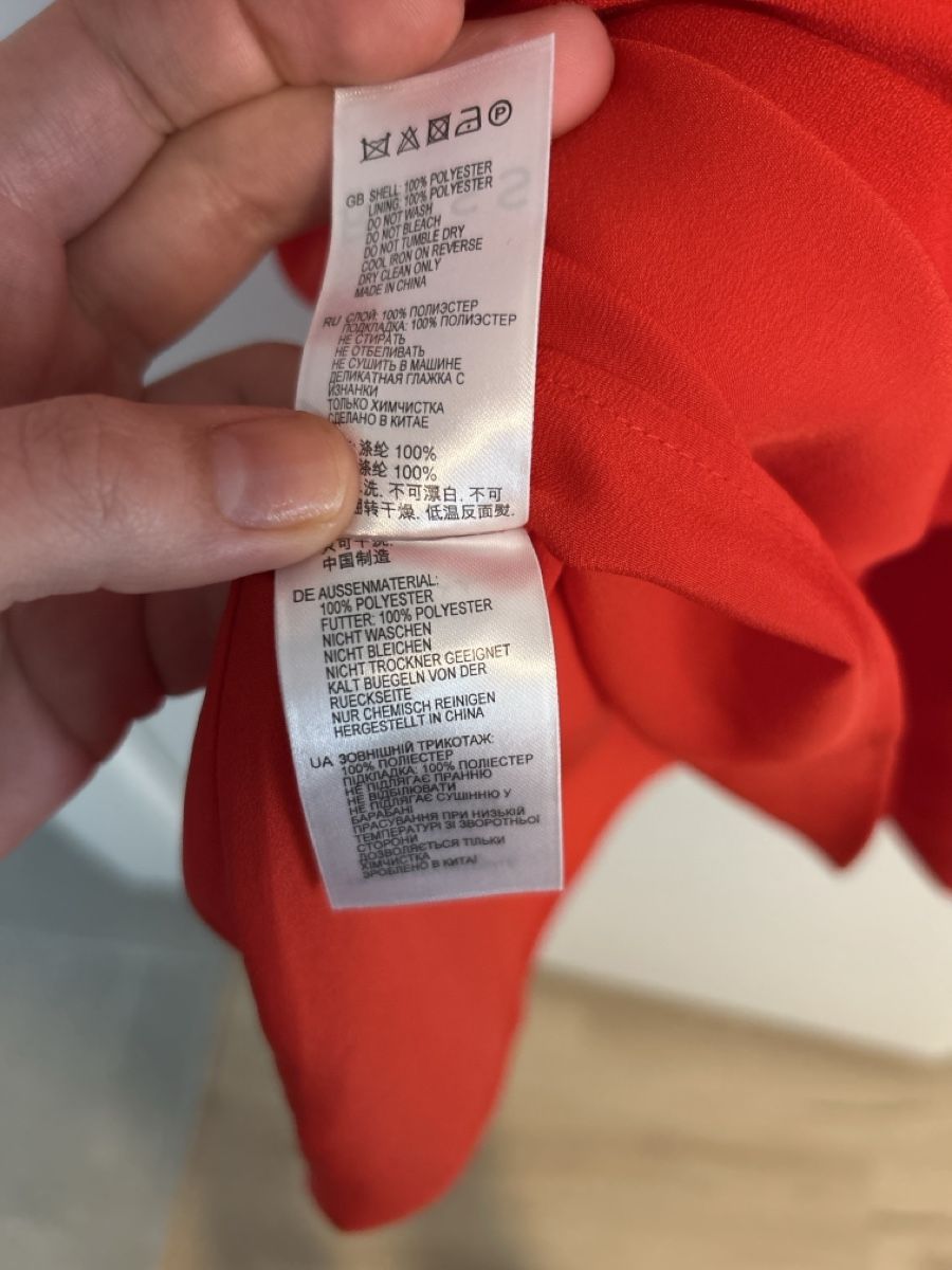 Vestiti: Rotes Reiss Kleid, Grösse 40 – Usato da Binningen venduto da zcm8 5