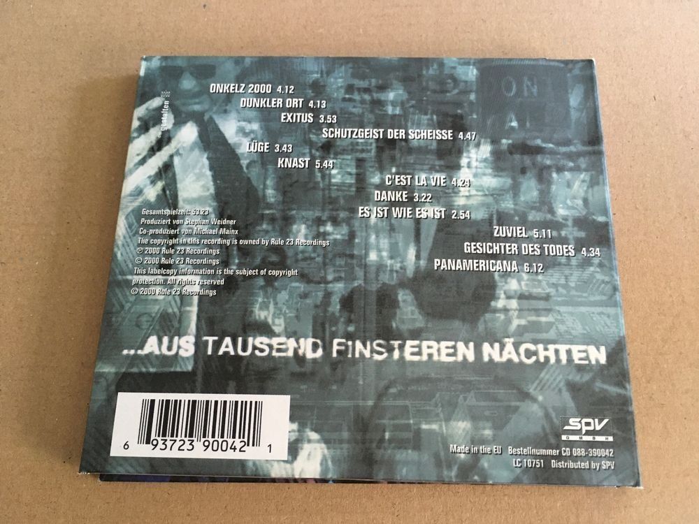 BÖHSE ONKELZ CD, ein böses Märchen aus tausend finsteren... | Kaufen ...