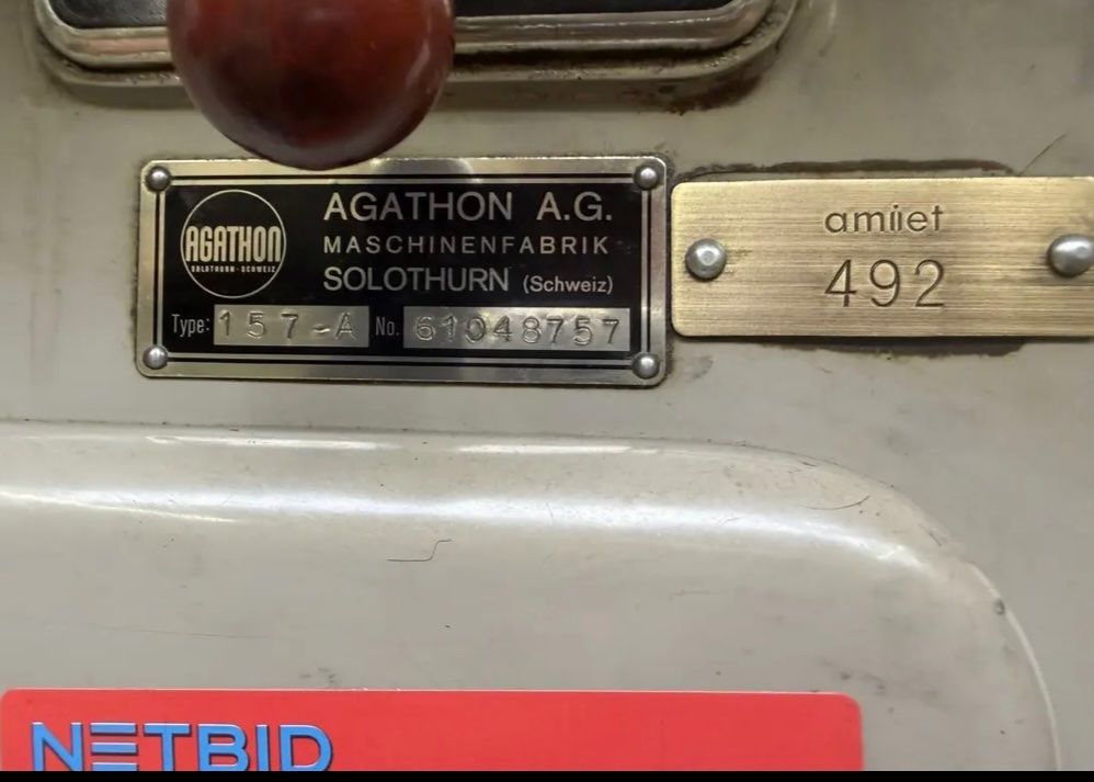Smerigliatrici & Lucidatrici: AGATHON 175A Schleifmaschine – Usato da Rothenfluh venduto da BitterlinPartner 3