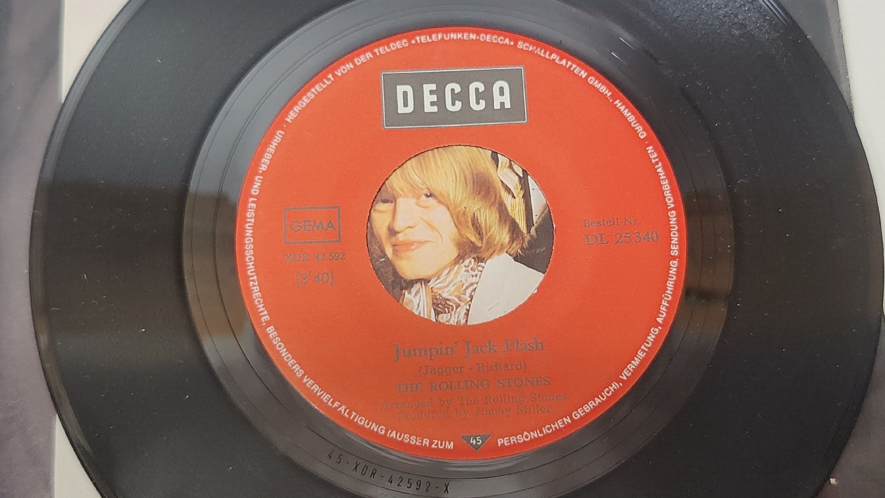Schallplatten: The Rolling Stones - Jumpin' Jack Flash, Single (S1) – Gebraucht aus Neuenhof von SchnaeppliAllerlei 5
