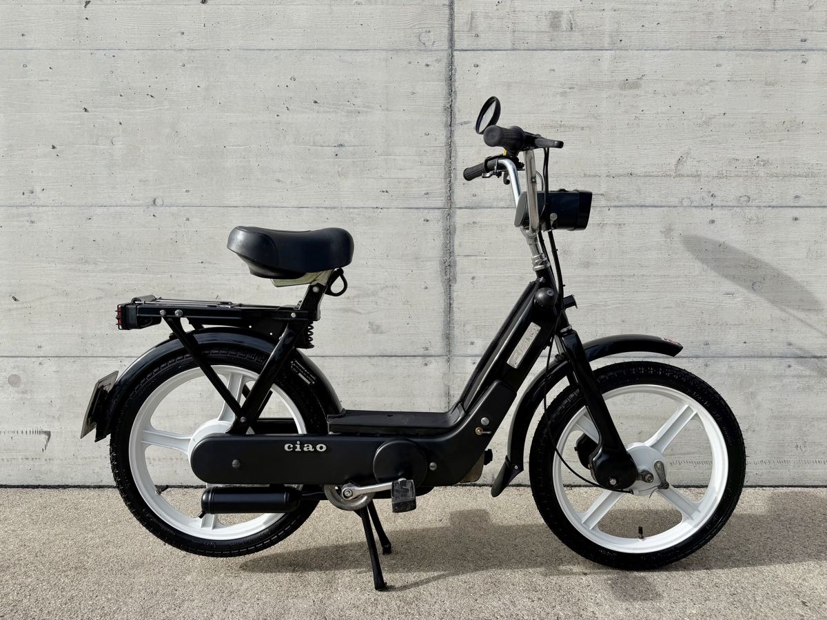 Piaggio Ciclomotori: Piaggio Ciao Schwarz mit Ausweis – Usato da Buchs AG venduto da tr_tuning