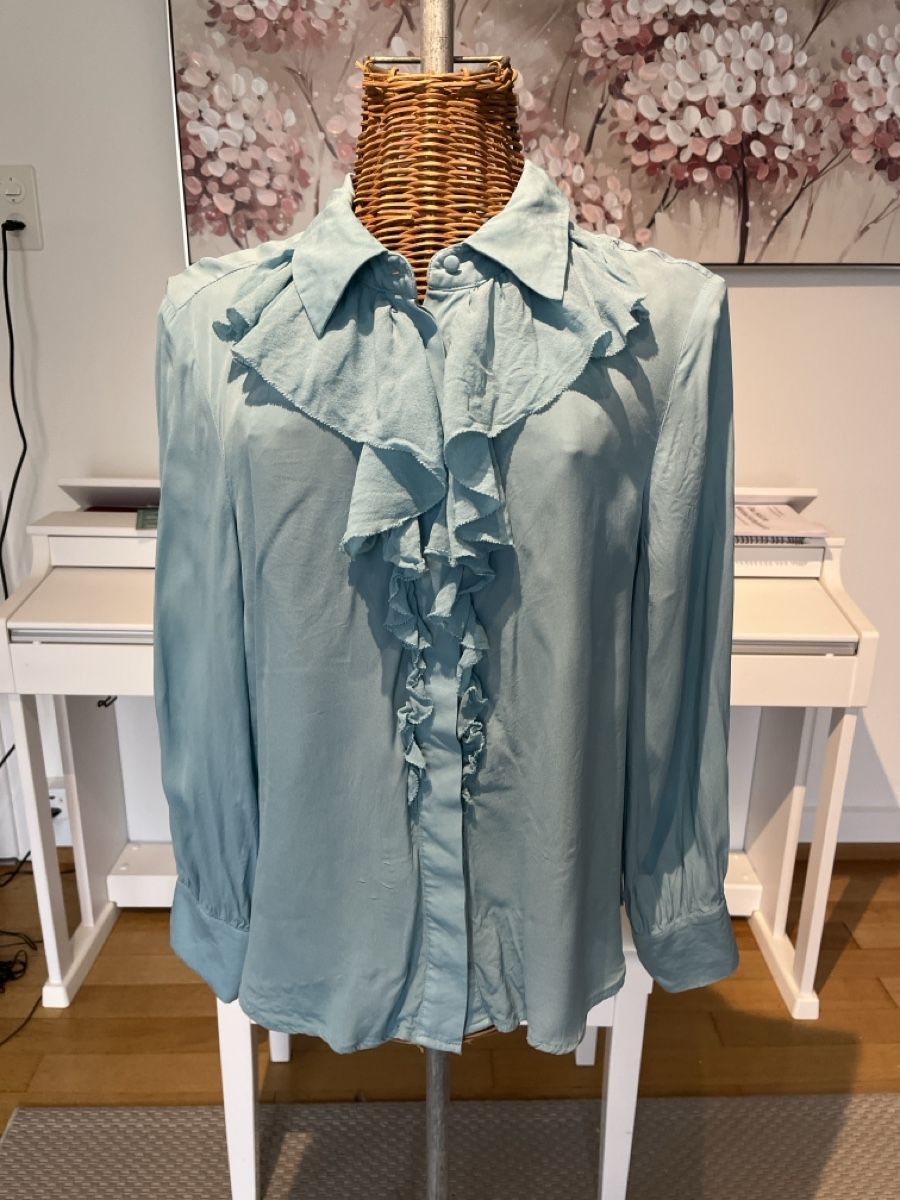 Manor Blusen: Edle Bluse mit Rüschen, Manor, 38 – Gebraucht aus Solothurn von Bobesch08