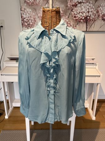 Edle Bluse mit Rüschen, Manor, 38