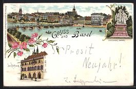 Litho Basel, Teilansicht, St. Jakobsdenk