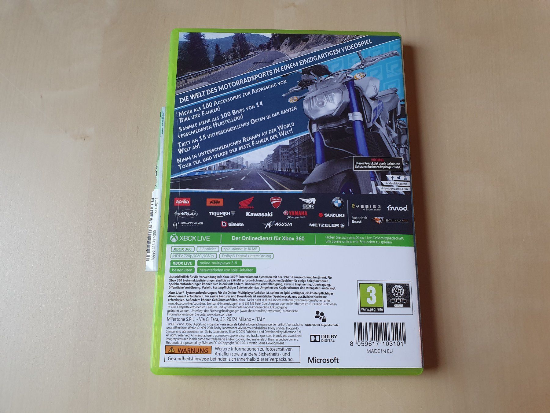 Microsoft Spiele: Ride – Gebraucht aus Stansstad von collectorsshop 1