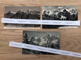 3x, Wengernalp Eiger Mönch Jungfrau alt AK