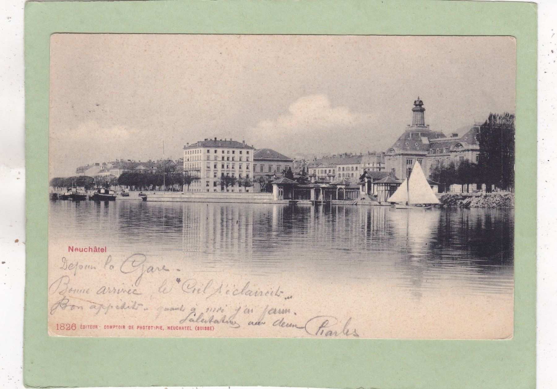 Cartoline postali: Neuchâtel 1901 – Usato da Herisau venduto da Lisegrat2008