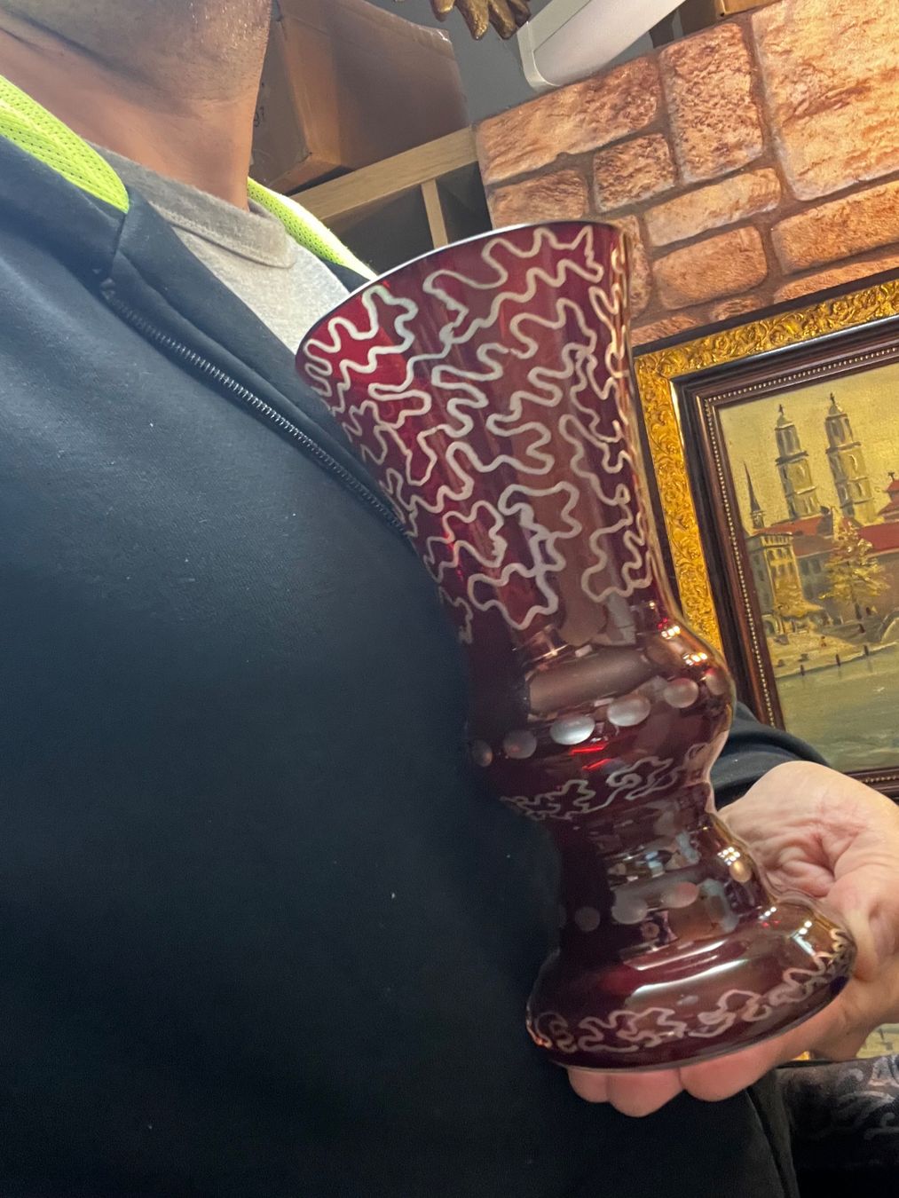 Vasi & Recipienti: Beautiful Bohemian Ruby Red Vase Aktion – Usato da Oberengstringen venduto da Cici7 6