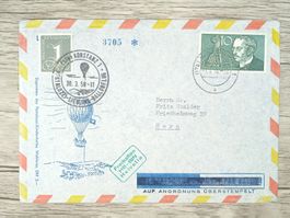 TR76 Enveloppe + Timbre Allemagne 1958 Theme Ballon