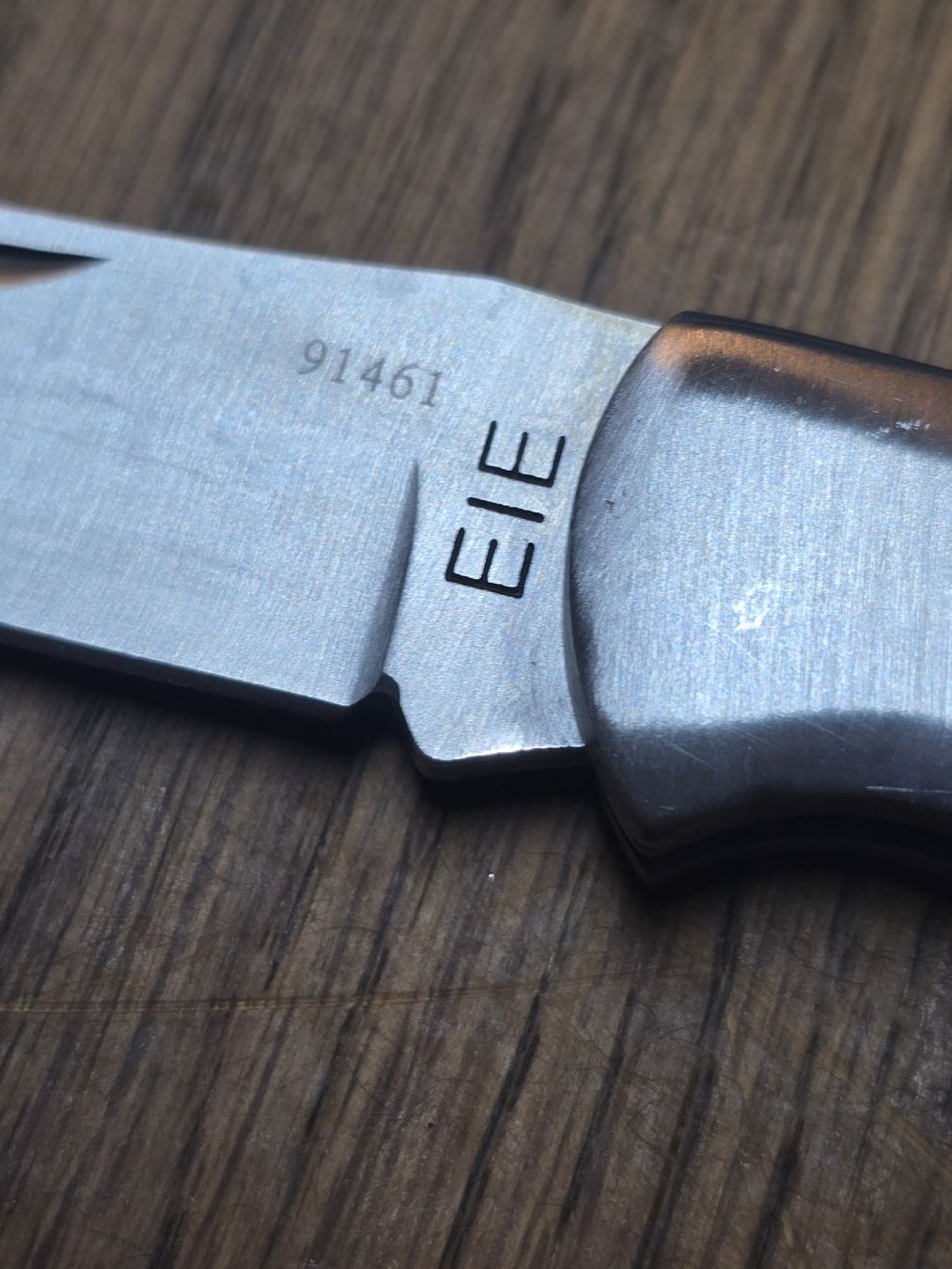 Coltelli tascabile: Taschenmesser EIE 91461 rostfrei Holzgriff – Usato da Rorschach venduto da TimelessTrading 1