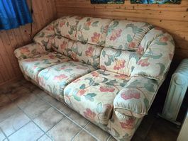 Vintage Sofa mit Bettfunktion
