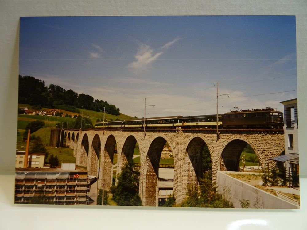 Foto SBB Ae 6/6 11486 Voralpen Express Glattal Viadukt 1991 (Neu ...