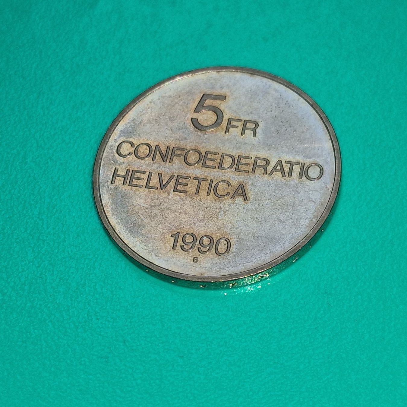 Tutti le monete: CHF 5.- commémorative 1990 – Usato da Bouveret venduto da psv01 7