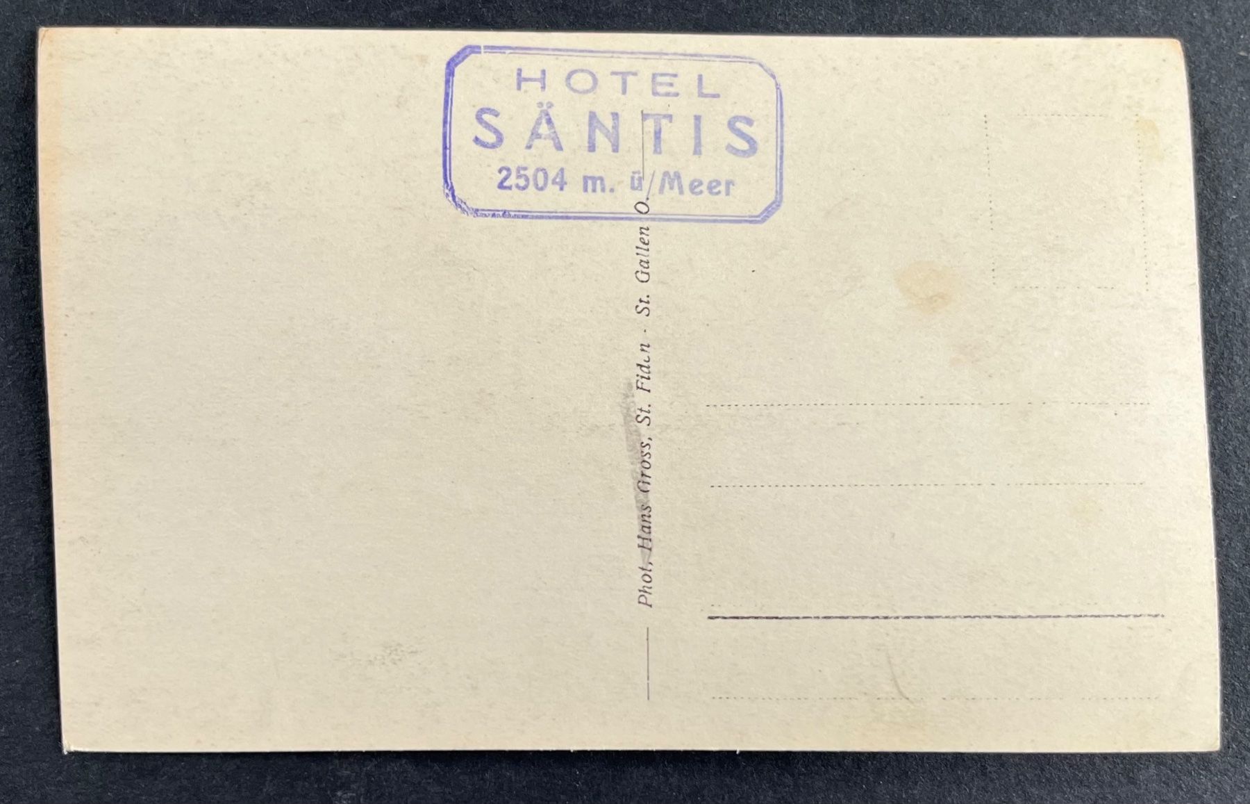 Cartoline postali: Altmann vom Säntis, ca. 1920 – Usato da Wabern venduto da DaxKarten-75 1