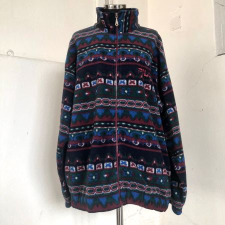 Vintage Fila Fleecejacke, Grösse 54